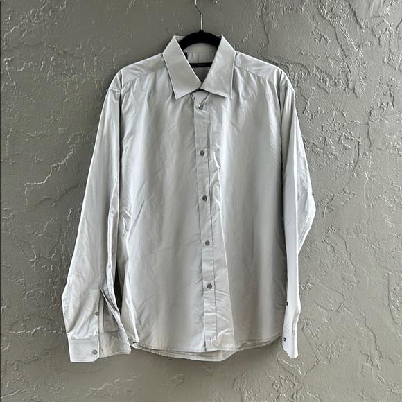 Gucci Gray Dress Shirt Classic Collar Professional Fit - Picture 1 of 10